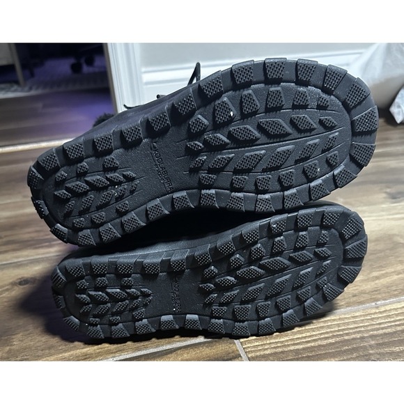 Koolaburrar by UGG Imree Boots Womens Sz 8 Black Waterproof Faux Fur Winter Snow - Picture 7 of 8